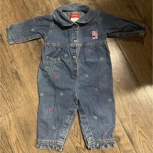 Vintage ESPRIT Baby Denim One Piece Jumper, Size 18 months